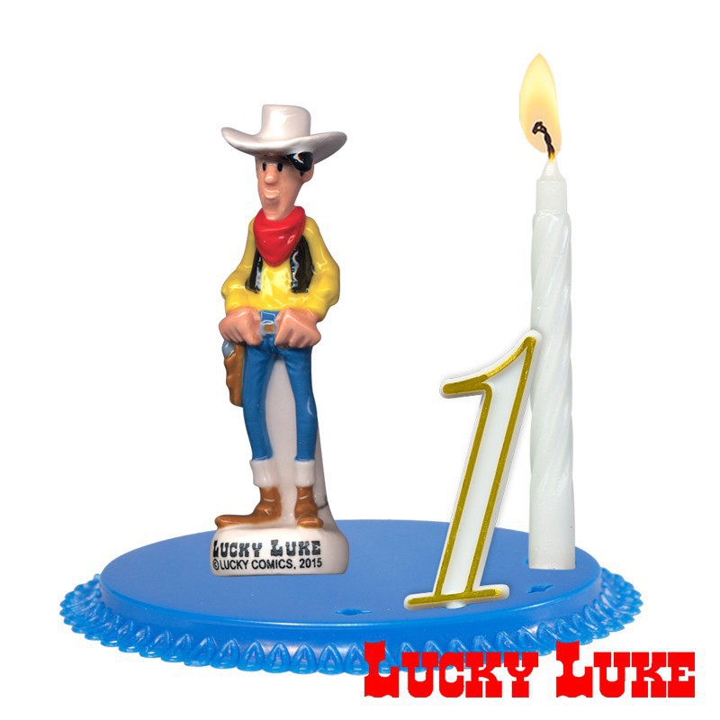 Sujets En Porcelaine Lucky Luke Pour Un Anniversaire Colore Et Reussi