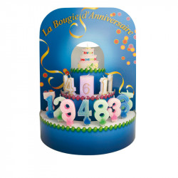 Présentoir Bougies d'Anniversaire