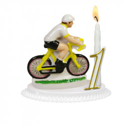 Porte-bougies "Sports et Loisirs" : Cyclisme Porcelaine