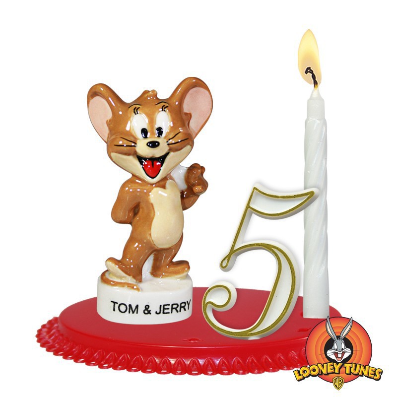 Sujets Tom Jerry En Porcelaine Pour Un Anniversaire Colore Et Reussi